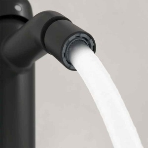 Baterie pentru bideu Villeroy&Boch, Skyla, cu ventil cu tijă, negru mat - Img 6
