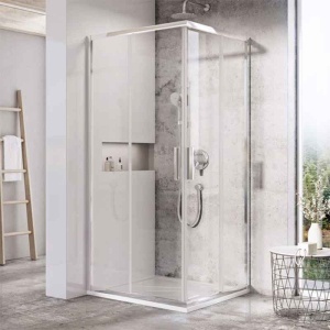 Cabina dus, Ravak, Blix Slim , BLSRV2-90, 90x90x195 cm, profil crom