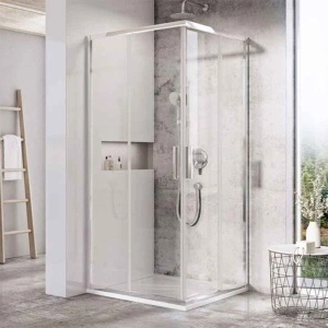 Cabina dus, Ravak, Blix Slim , BLSRV2-90, 90x90x195 cm, profil crom