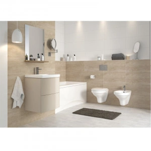 Capac WC Cersanit, Terra, duroplast, alb - Img 3