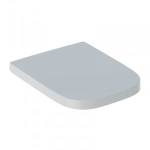 Capac WC, Geberit, Selnova Square, cu Soft Close si Quick Release, 44,5 x 35,5 cm, alb