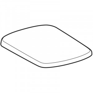Capac WC Geberit, Selnova Square, soft close si quick release, alb - Img 2