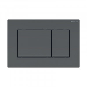 Clapeta cu actionare dubla, Geberit, Sigma30, negru mat