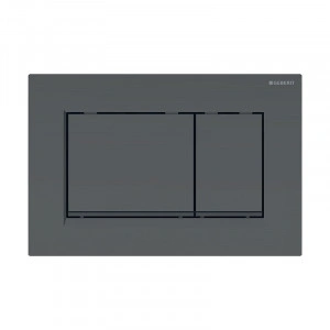 Clapeta cu actionare dubla, Geberit, Sigma30, negru mat