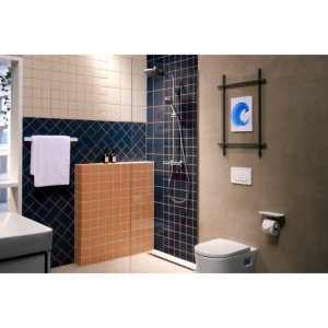 Coloană de duș Hansgrohe, Activera S, cu baterie termostatică Ecostat Fine, crom - Img 4