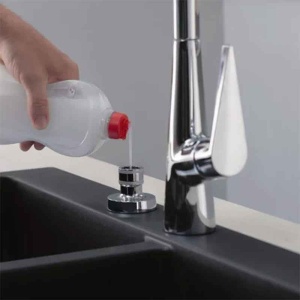 Dozator detergent vase Hansgrohe, A41, 500 ml, crom - Img 2