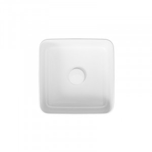 Lavoar Cersanit, Crea, patrat pe blat, 35 cm, alb - Img 4