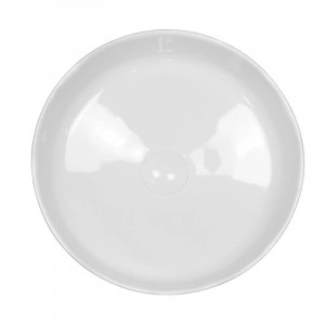 Lavoar pe blat, Fluminia, Jasmin, rotund, diametru 37,5 cm, alb - Img 3