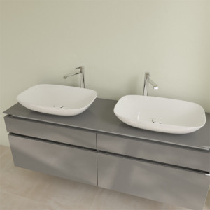 Lavoar pe blat, Villeroy & Boch, Loop & Friends, dreptunghiulat, 62 cm, alb - Img 5