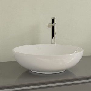 Lavoar pe blat, Villeroy & Boch, Loop & Friends, rotund, 42 cm, alb - Img 3