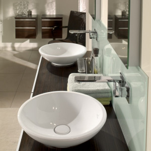 Lavoar pe blat Villeroy & Boch, Loop & Friends, rotund, 43 cm, alb - Img 6