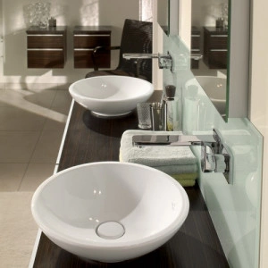 Lavoar pe blat Villeroy & Boch, Loop & Friends, rotund, 43 cm, alb - Img 6