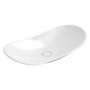 Lavoar pe blat Villeroy & Boch, My Nature, 81 cm, alb, CeramicPLus