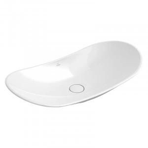 Lavoar pe blat Villeroy & Boch, My Nature, 81 cm, alb, CeramicPLus