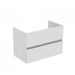 Mobilier pentru lavoar Ideal Standard, Eurovit 80, 2 sertare soft close, alb