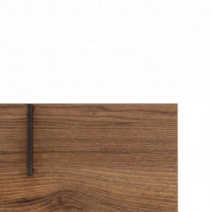 Mobilier suspendat pentru lavoar Fluminia Pisa 80 cm, front neted, 80 × 46 cm, tabacco, mâner negru - Img 3