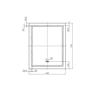 Oglinda Fluminia, Ando 60, dreptunghiulara, cu LED, 3 culori, dezaburire, 60 cm - Img 2