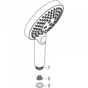 Para de dus Hansgrohe, Raindance Select S, crom - Img 5