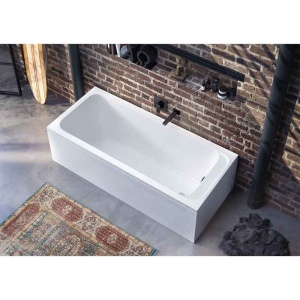 Pipă de umplere pentru cadă Villeroy&Boch, Architectura Square, 21 cm, negru mat - Img 4