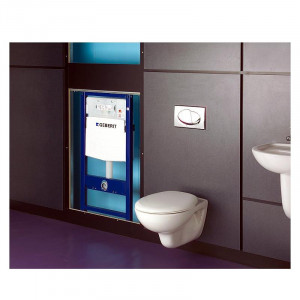 Rama Geberit, Duofix, pentru WC suspendat, 112 cm, cu rezervor incastrat SIGMA 12 cm - Img 2