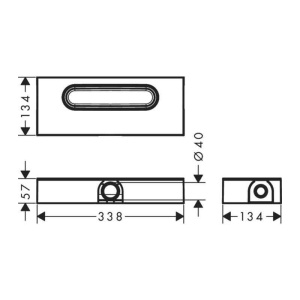 Rigola de duș Hamsgrohe, uBox, montaj în pardoseală minim 57 mm - Img 3