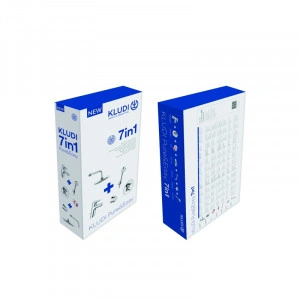 Set 7 in 1 Kludi, Pure & Easy, baterie lavoar + baterie dus + corp incastrat + set de dus - Img 2