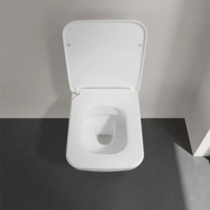 Set vas WC suspendat, Villeroy & Boch, Collaro, cu capac soft close și quick release, alb - Img 4