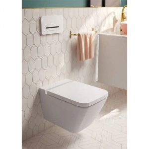 Set vas wc suspendat, Villeroy & Boch, Finion, DirectFlush, cu capac soft close si quick release, alb alpin - Img 5