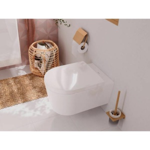Vas WC suspendat Hansgrohe, EluPura S, cu spălare AquaFall Flush, 54x36 cm, alb - Img 2