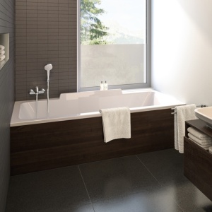 Baterie cada-dus, Hansgrohe, Logis, crom - Img 5