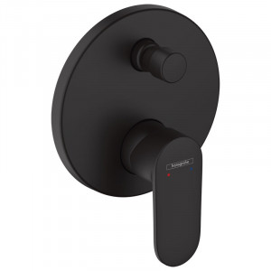 Baterie cada - dus, Hansgrohe, Vernis Blend, parte vizibila, negru mat
