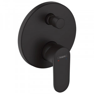 Baterie cada - dus, Hansgrohe, Vernis Blend, parte vizibila, negru mat