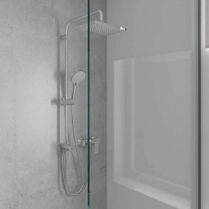 Baterie de dus, Hansgrohe, Vernis Shape, negru mat - Img 4