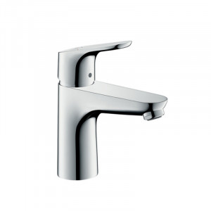 Baterie de lavoar Hansgrohe, Focus 100, cu ventil, crom