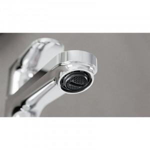 Baterie de lavoar, Hansgrohe, Rebris S 110, cu ventil, crom - Img 3