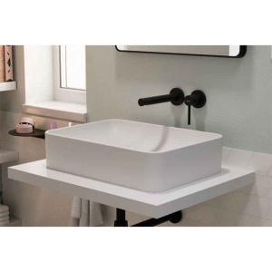 Baterie încastrată de lavoar Hansgrohe, Zesis S, pipă 19.4 cm, negru mat - Img 2