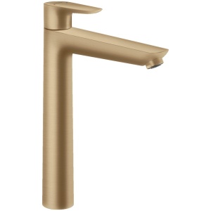 Baterie lavoar cu ventil, Hansgrohe, Talis E 240, bronz periat