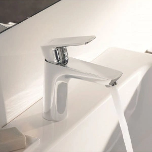 Baterie lavoar Kludi, Pure & Style, cu ventil metalic, H = 10 cm, crom - Img 5