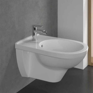 Baterie pentru bideu Villeroy&Boch, O.Novo, cu ventil cu tijă, crom - Img 3