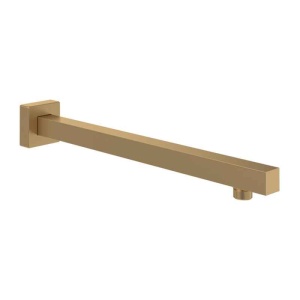 Braț de duș Villeroy&Boch, Universal Showers, pătrat, 40 cm, brushed gold