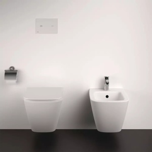 Capac WC Ideal Standard i.life S slim softclose alb lucios - Img 4
