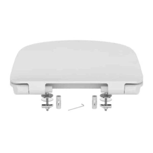 Capac Wc Ideal Standard, Tesi slim, cu balamale metalice, alb - Img 5