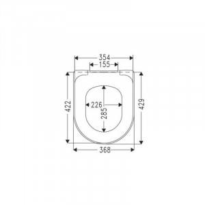 Capac WC Villeroy-Boch, O.Novo, soft close, alb alpin - Img 2
