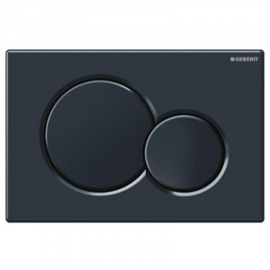 Clapeta cu actionare dubla Geberit, Sigma01, negru