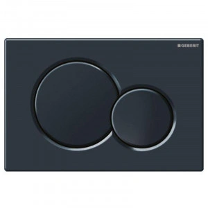 Clapeta cu actionare dubla Geberit, Sigma01, negru