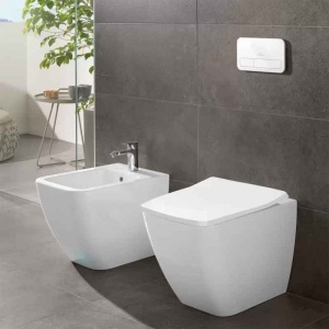Clapeta Villeroy & Boch, Viconnect, cu actionare dubla, alb - Img 3