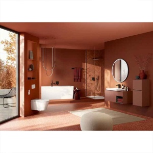 Cot racord pentru duș Villeroy&Boch, Universal Showers, pătrat cu suport pară duș, negru ma - Img 4