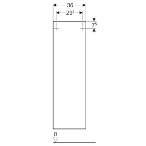 Dulap inalt suspendat, Geberit, Smyle Square, 118 cm, nuc american hickory - Img 4