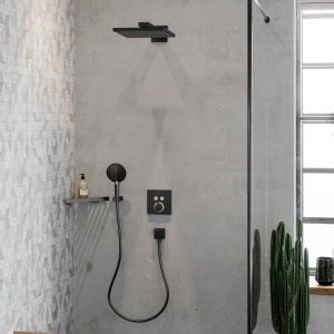 Etajera, Hansgrohe, AddStoris, negru mat - Img 4