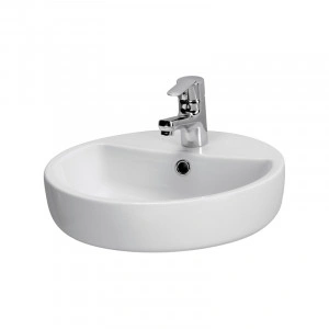 Lavoar pe blat Cersanit Caspia rotund, 44 cm